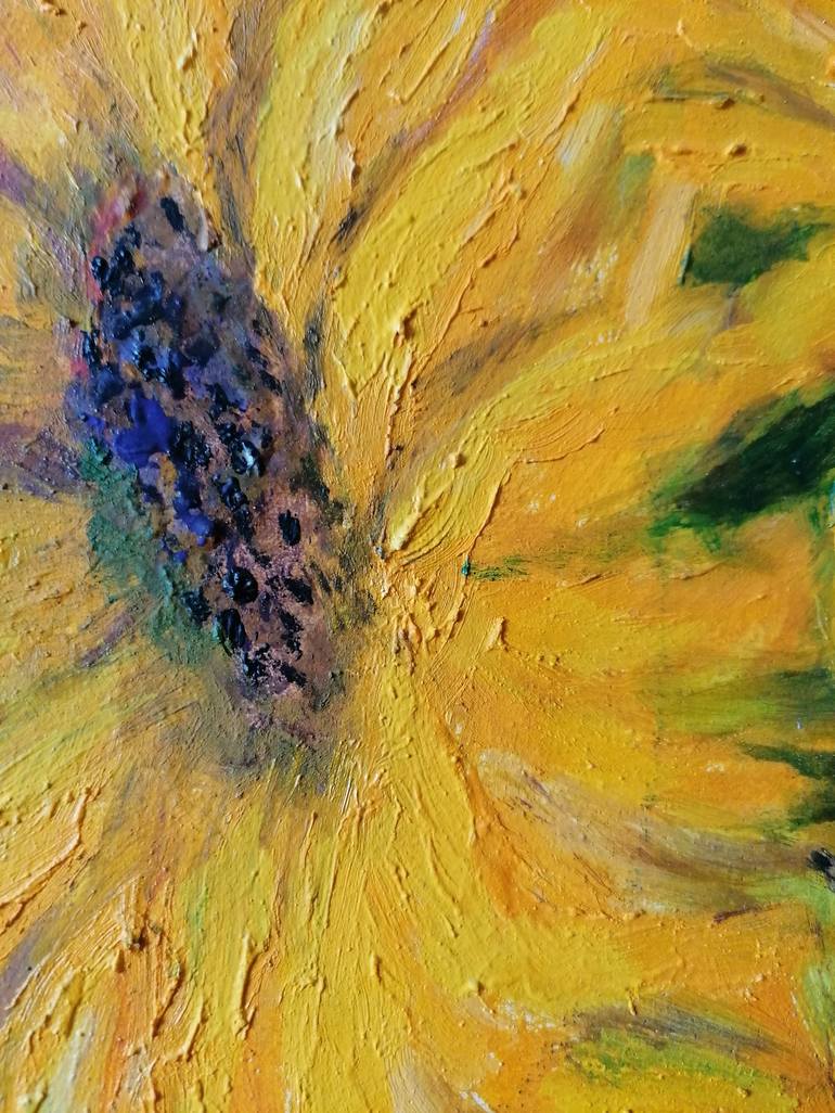 Original Floral Painting by Olga Krivcun