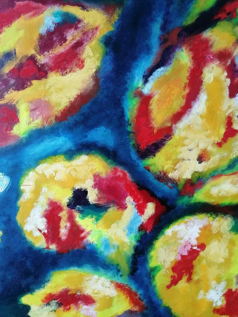 Original Abstract Painting by Olga Krivcun