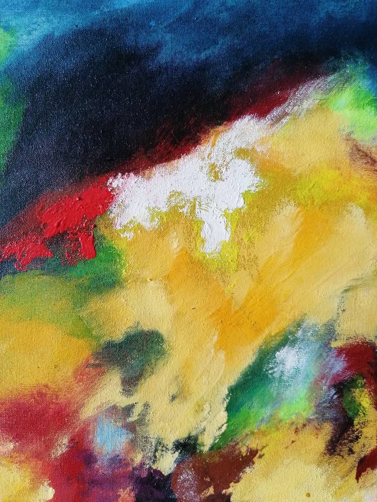 Original Abstract Painting by Olga Krivcun