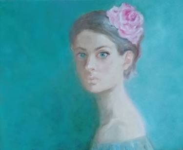 Original Fine Art Portrait Paintings by Olga Krivcun