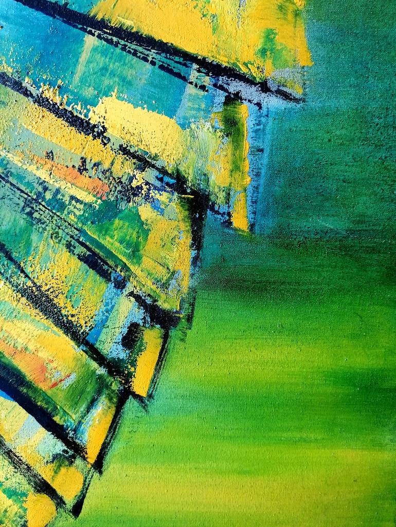 Original Abstract Painting by Olga Krivcun