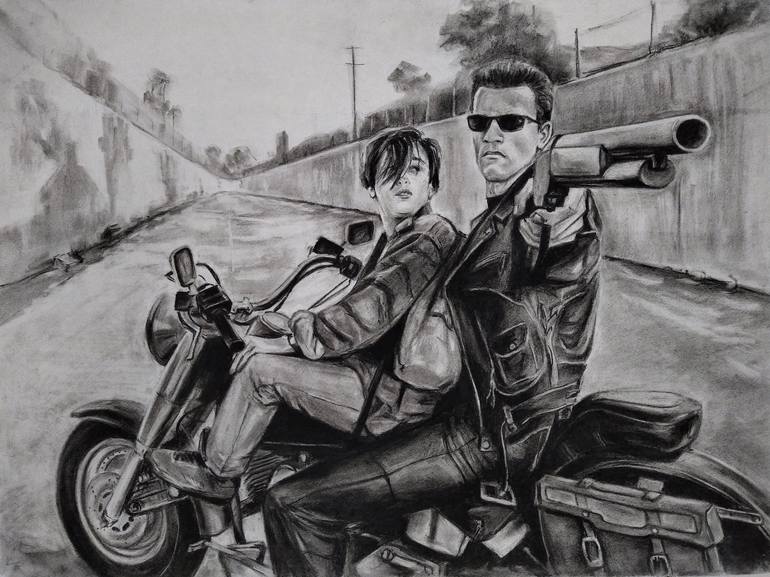 terminator 2 drawings