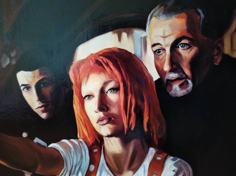 Original Realism Cinema Painting by Julia Lihina