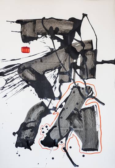 Original Abstract Painting by Malvina Stankute