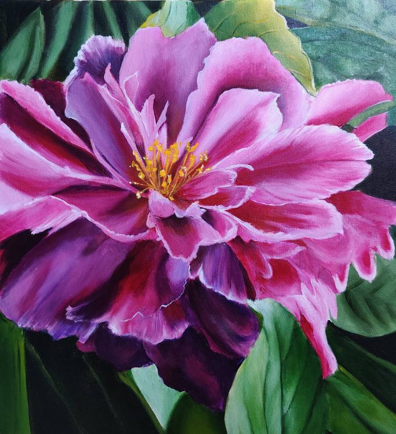 Big Flower Painting By Geetu Thakur Saatchi Art - Colorful Big Flowers Painting Big Flower Painting By Geetu Thakur Saatchi Art - Colorful Big Flowers Painting