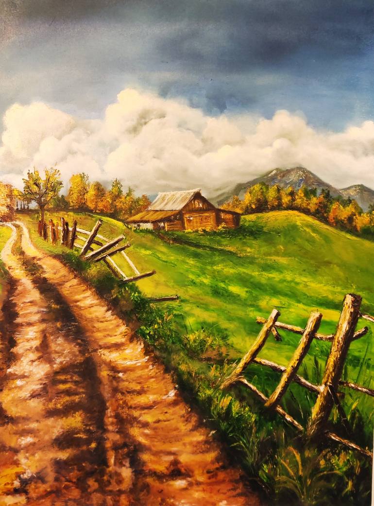 Original Landscape Painting by Geetu Thakur