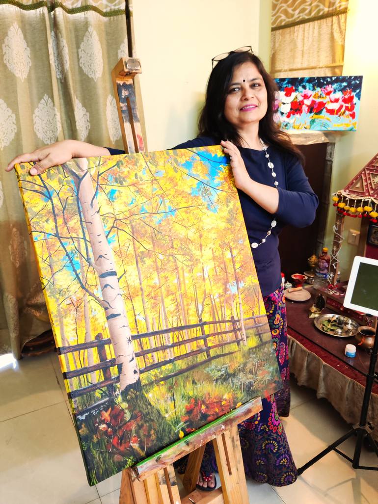 Original Other Landscape Painting by Geetu Thakur