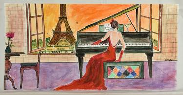 Print of Fine Art Music Paintings by Ahmet Puse