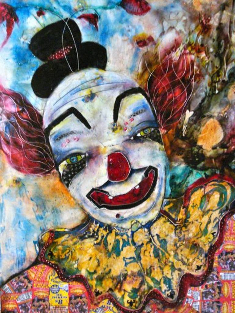 Arlecchino Painting by Aurore Brunet | Saatchi Art