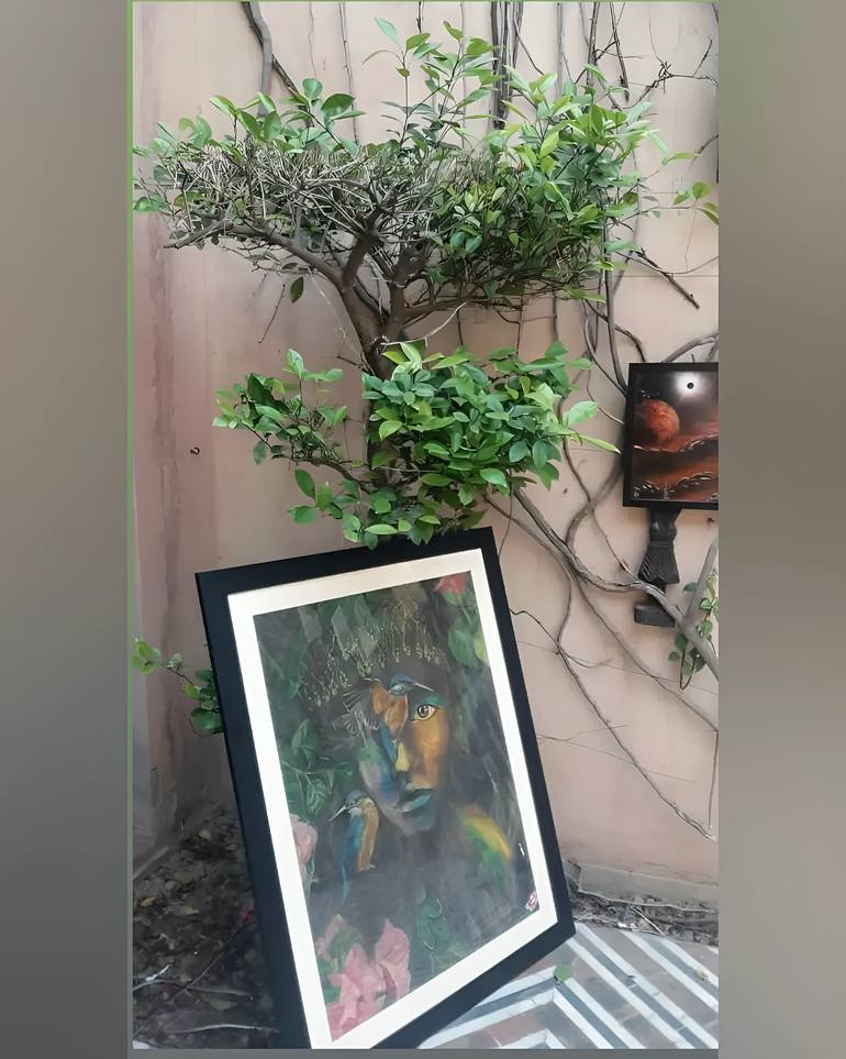 Original Illustration Nature Painting by Ajwa Umer