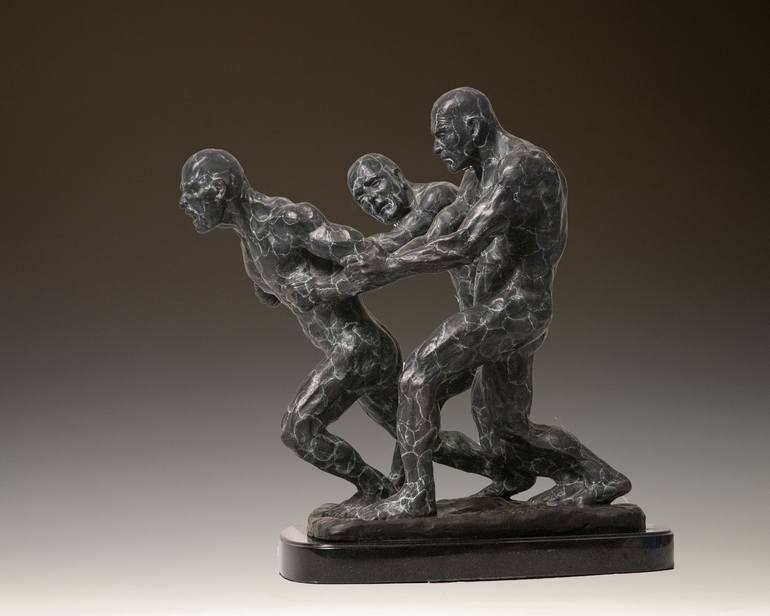 Original Figurative People Sculpture by Gregory Reade