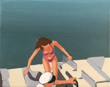 Print of Figurative Boat Paintings by Tom Richardson