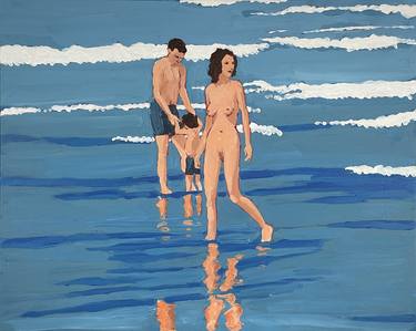 Original Figurative People Paintings by Tom Richardson