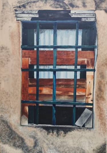 Original Abstract Architecture Paintings by fareeha yaqoob