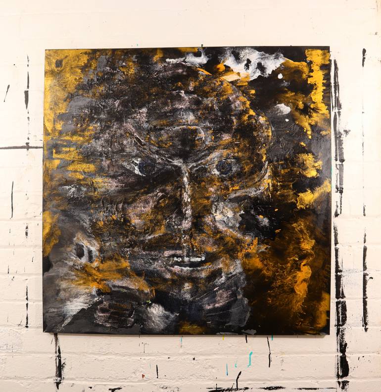 Original Conceptual Abstract Painting by Daniel Tudor