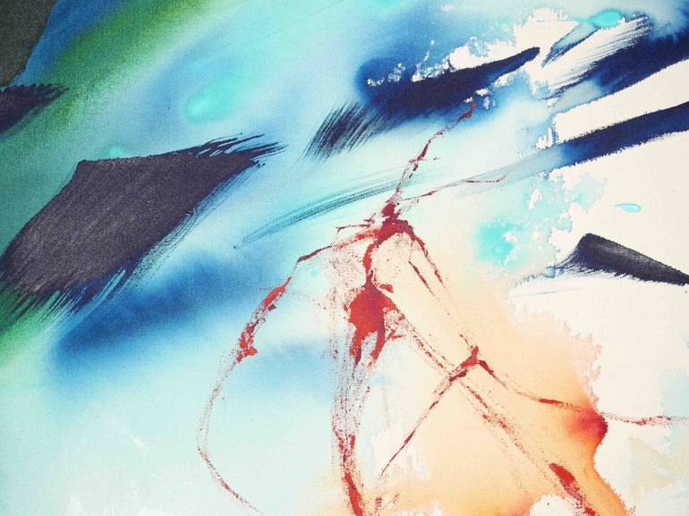 Original Abstract Expressionism Abstract Painting by Natacha Bisarre