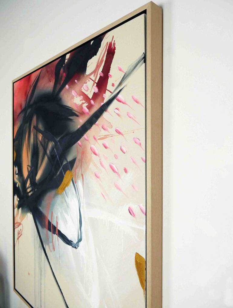 Original Abstract Expressionism Abstract Painting by Natacha Bisarre
