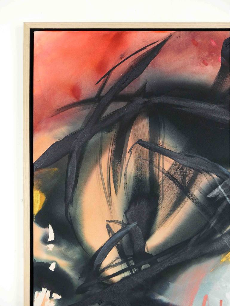 Original Abstract Expressionism Abstract Painting by Natacha Bisarre