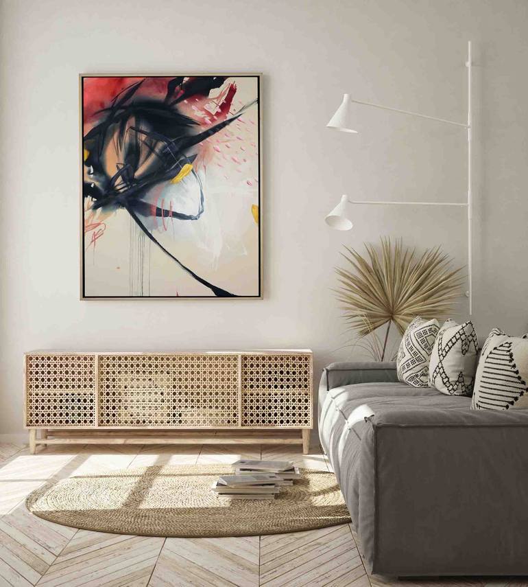 Original Abstract Expressionism Abstract Painting by Natacha Bisarre
