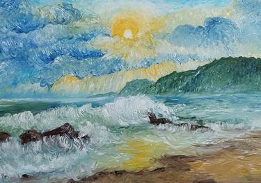 Original Documentary Beach Paintings by Aman Kumar