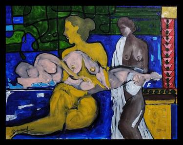 Original Nude Paintings by Aman Kumar