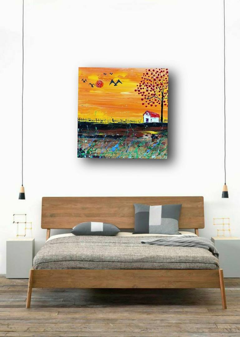 Original Abstract Nature Painting by Aman Kumar