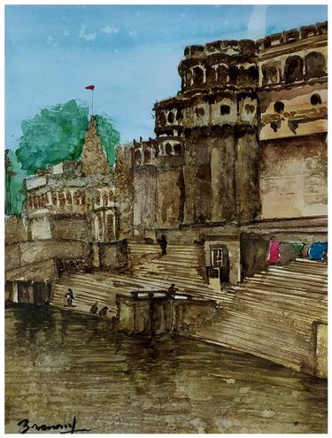 Original Fine Art Architecture Paintings by Aman Kumar