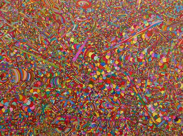 Original Conceptual Abstract Drawing by Tim Clancy