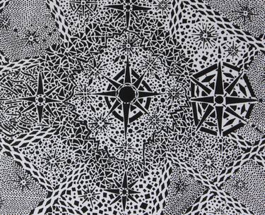 Original Abstract Expressionism Abstract Drawing by Tim Clancy