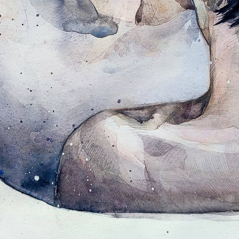 Original Contemporary Erotic Painting by Leyla Zhunus