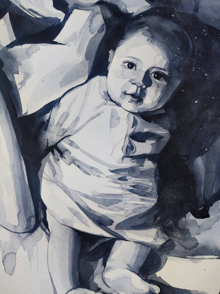 Original Contemporary Love Painting by Leyla Zhunus