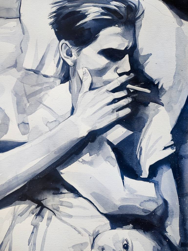 Original Contemporary Love Painting by Leyla Zhunus