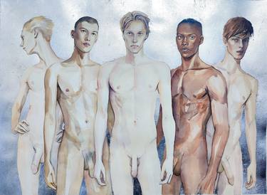 Print of Conceptual Erotic Paintings by Leyla Zhunus
