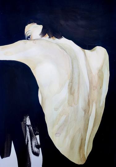Original Contemporary Body Painting by Leyla Zhunus