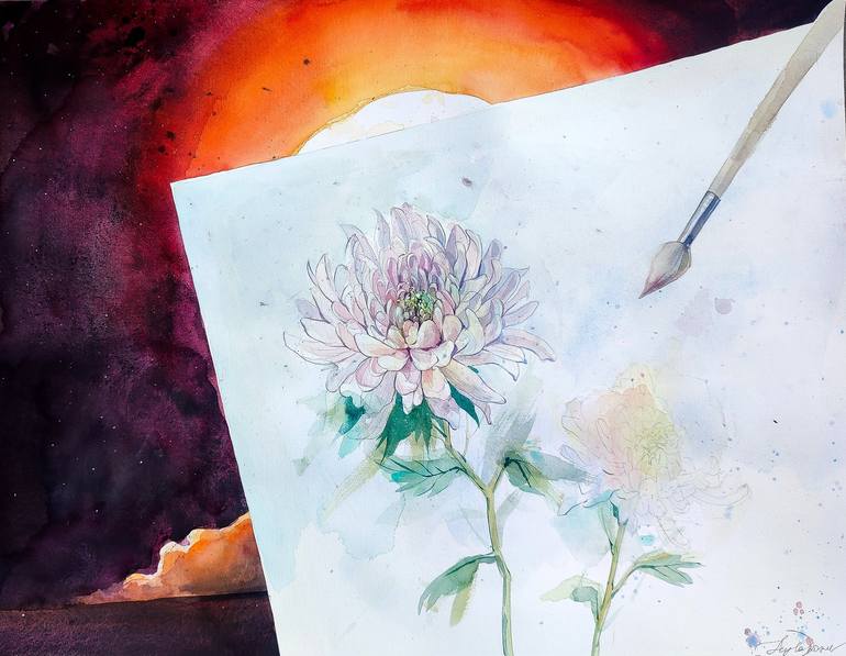Original Conceptual Politics Paintings by Leyla Zhunus