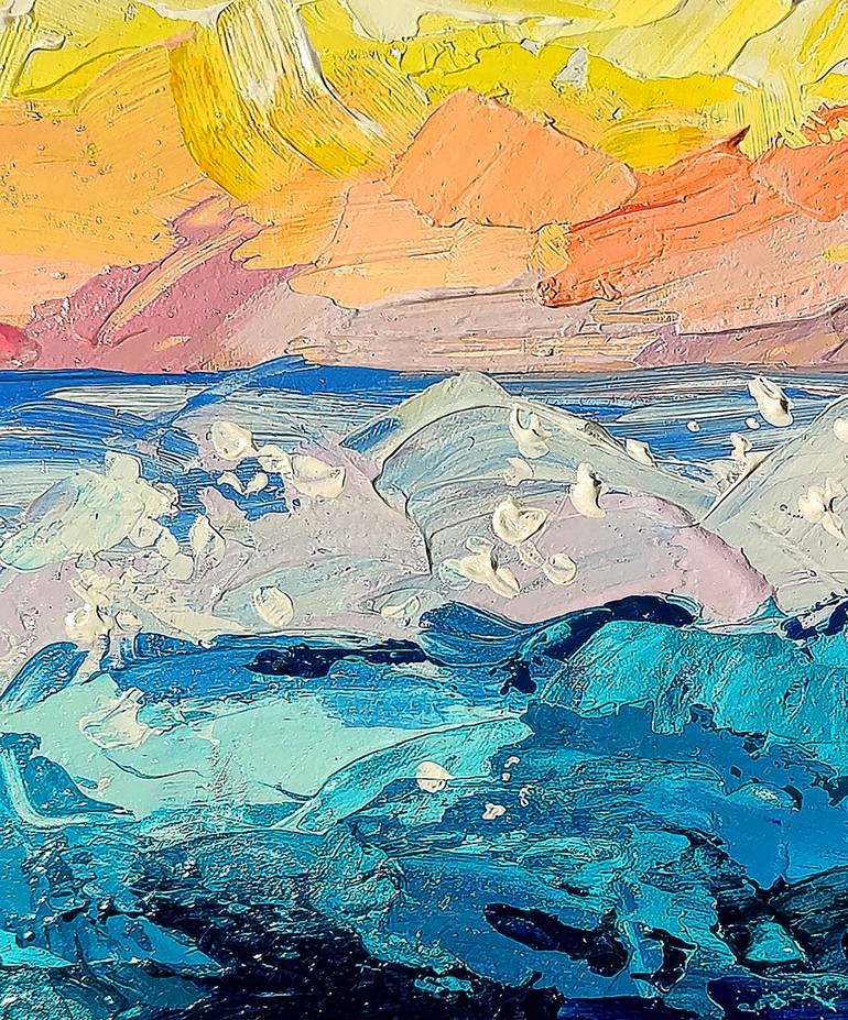 Original Seascape Painting by Leyla Zhunus