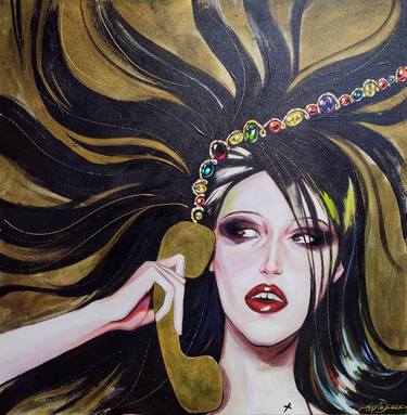 Original Conceptual Women Paintings by Leyla Zhunus