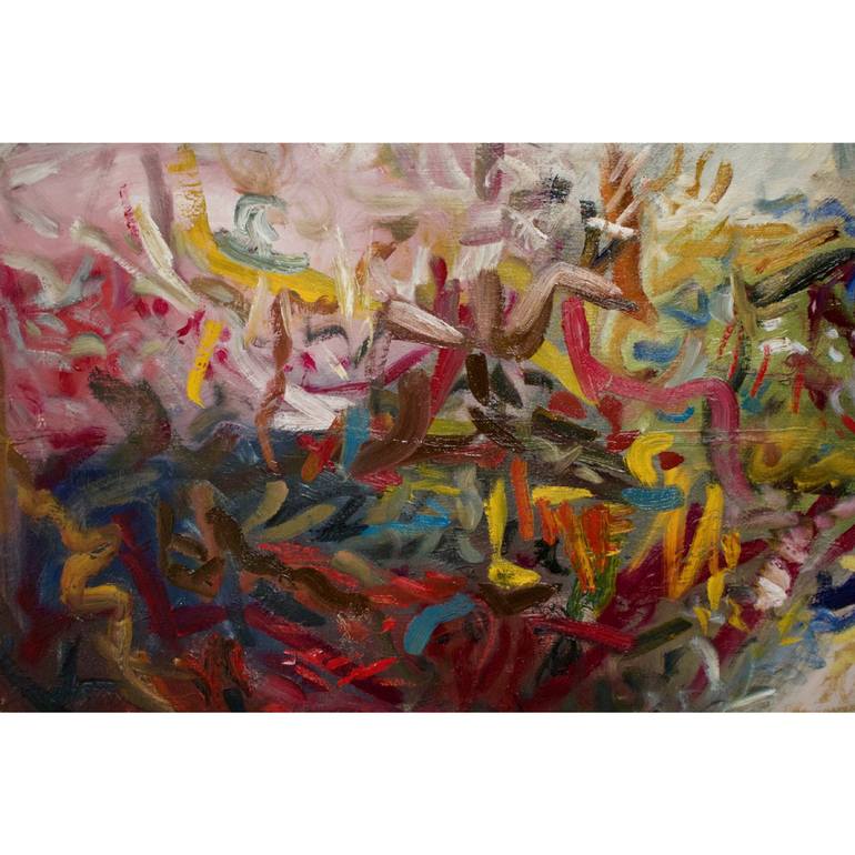 Original Conceptual Abstract Painting by Valerie Ellis