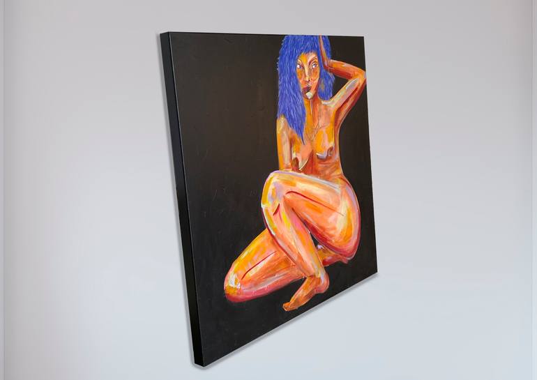 Original Figurative Body Painting by Aitana Perez