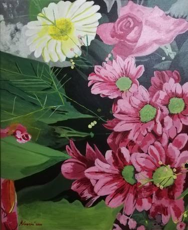 Original Impressionism Floral Paintings by Monalyn Garcia