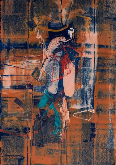 Original Abstract Expressionism Abstract Painting by Svetlana Yakova