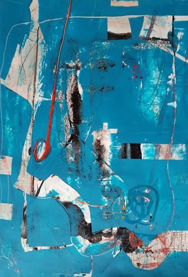 Original Abstract Expressionism Abstract Painting by Svetlana Yakova