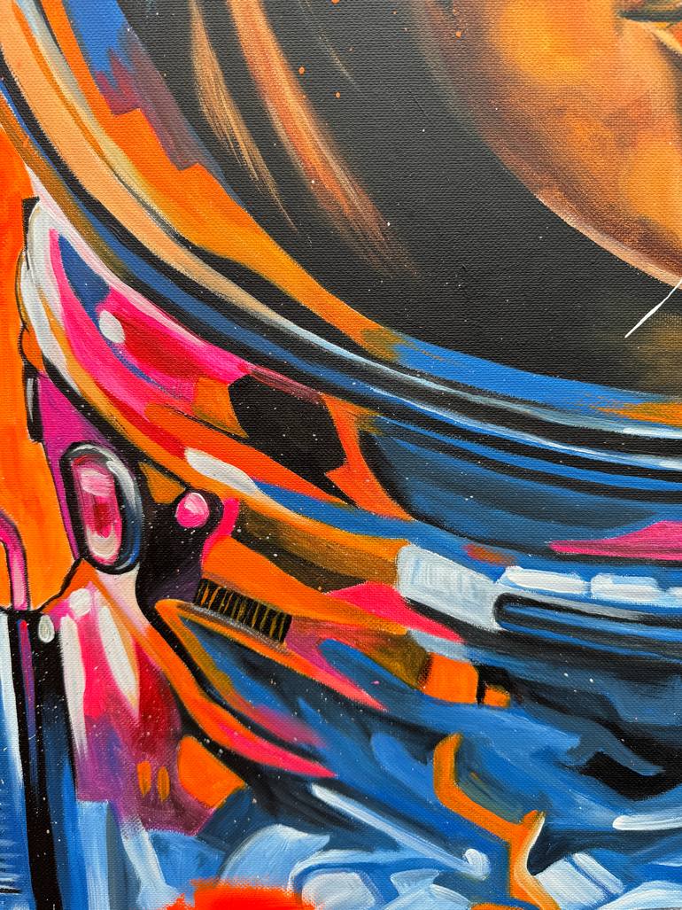Original Abstract Expressionism Outer Space Painting by Sabrina Seck