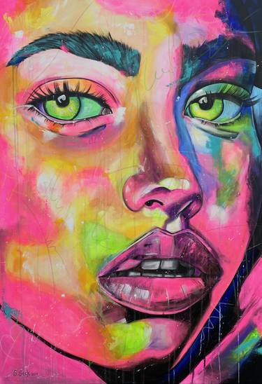 Original Pop Art Popular culture Paintings by Sabrina Seck