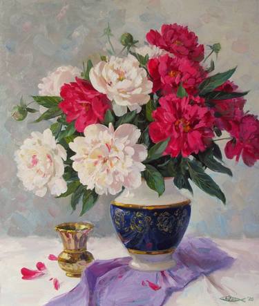 Print of Realism Floral Paintings by Oleg Boyko