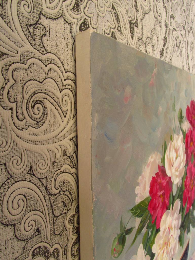 Original Impressionism Floral Painting by Oleg Boyko