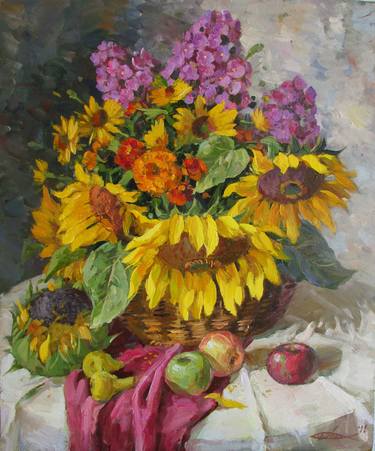 Print of Fine Art Floral Paintings by Oleg Boyko