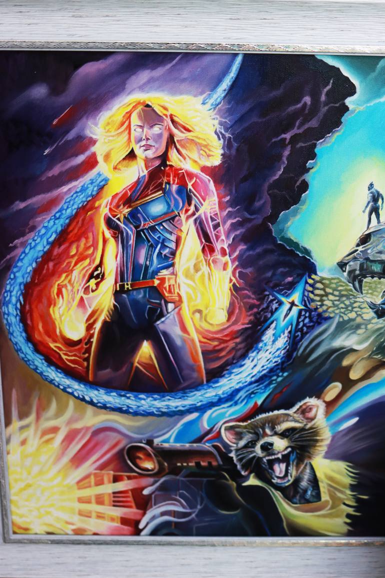 Original Expressionism Cinema Painting by Vladislav Ciuprun