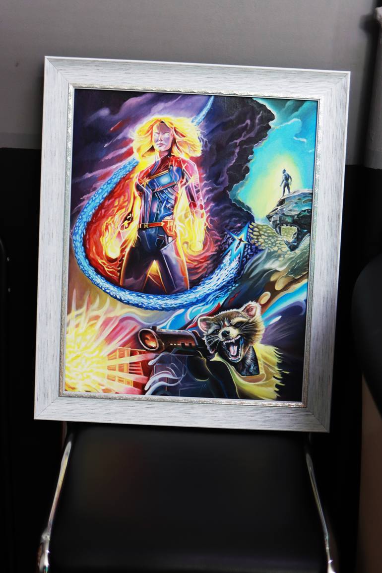 Original Expressionism Cinema Painting by Vladislav Ciuprun