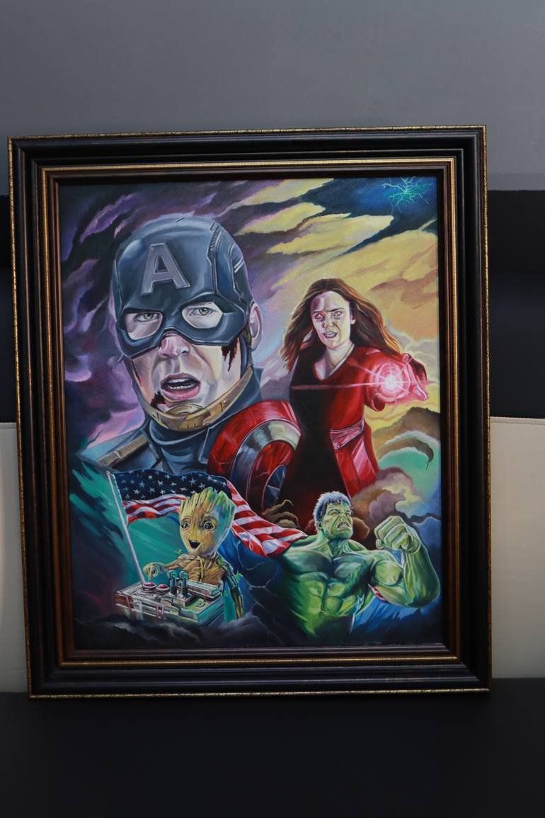 Original Contemporary Fantasy Painting by Vladislav Ciuprun